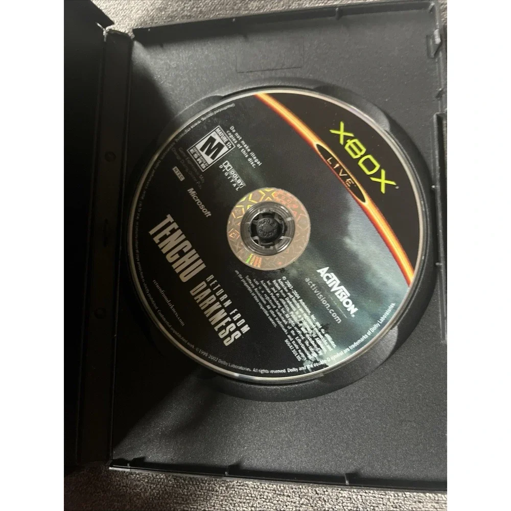 Tenchu: Return From Darkness (Microsoft Xbox, 2004) Disc Only!